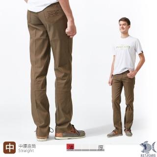【NST JEANS】溫柔冷咖啡色 無印風 吸濕排汗 夏季男休閒長褲-中腰(390-5670)