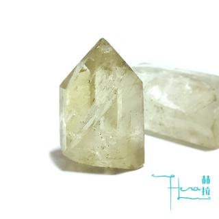 【HERA 赫拉】招財開運天然小黃水晶柱-無底座(招財開運  天然水晶)