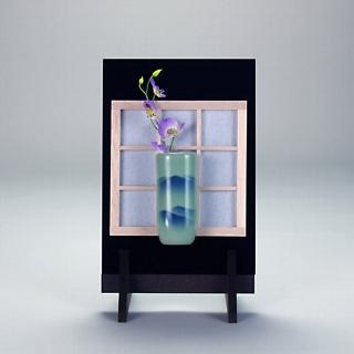 【伊野正峰】九谷燒 和風掛飾/桌飾-連山(N159-07)