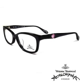 【Vivienne Westwood】英國薇薇安魏斯伍德典雅系列光學眼鏡(黑 AN302 01)