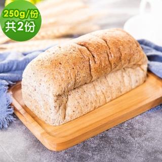 【樂活e棧】微澱粉麵包系列-迷你手工高纖吐司(250g/條)
