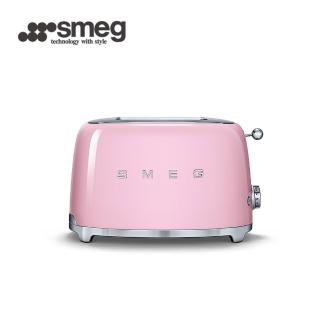 【SMEG】2片式烤麵包機-粉紅色(TSF01PKTW 公司貨)