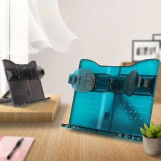 創意桌上型懶人單手翻閱讀書手機平板架 多色可選