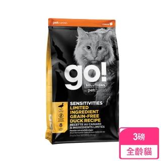 【Go!】低致敏鴨肉無穀貓糧 4磅(貓 飼料 鴨肉)