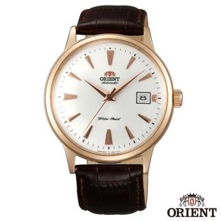 【ORIENT 東方錶】DATE II紳士英爵自動上鍊機械錶-白面x40.5mm(FAC00002W0)