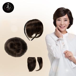 韓國全真髮手工製自然透氣增髮髮片