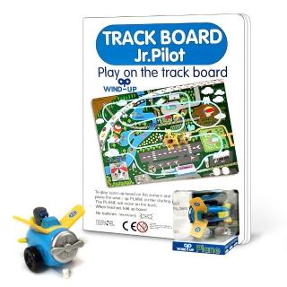 【iBezt】Track Board發條軌道車-飛機(發條玩具)