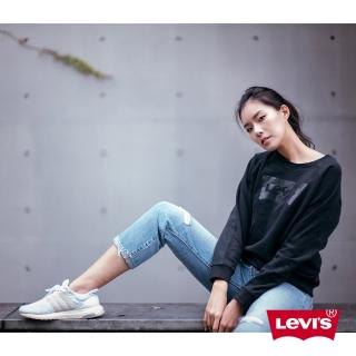 【LEVIS】女款 501 客製款 中低腰排釦直筒牛仔長褲 褲頭 褲管裁剪破壞