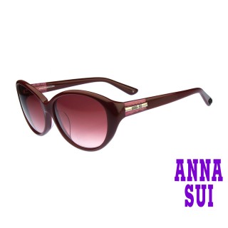 【ANNA SUI 安娜蘇】安娜典雅系列太陽眼鏡(AS856-270-紅)