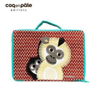 【COQENPATE】法國有機棉布包-方方兒拎出門-(長臂猿)