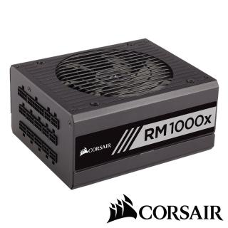 【外接硬碟超值組】CORSAIR 海盜船 RM1000x 80Plus金牌 電源供應器(全模組)