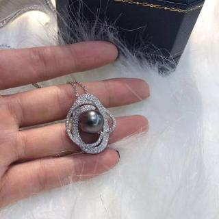 【金富發】典雅大溪地黑珍珠項鍊