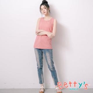 【betty’s 貝蒂思】彩色燙印刷色刺繡牛仔褲(淺藍)