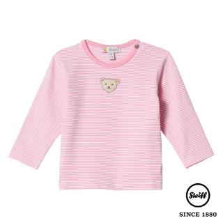 【STEIFF】熊熊條紋T恤衫(長袖上衣)