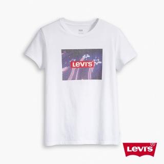 【LEVIS】女款 短袖T恤 / 翻玩夏日Logo T / 街頭霓虹燈