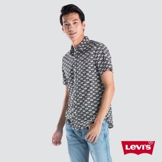 【LEVIS】男款 純棉襯衫 / 休閒版型 / 滿版棋盤Logo