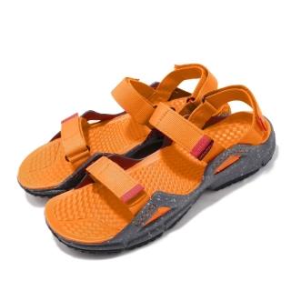 【MERRELL】涼鞋 Hydrotrekker Strap 男鞋 運動休閒 織帶鞋面 WET-GRIP 耐磨 橘灰(ML50241)