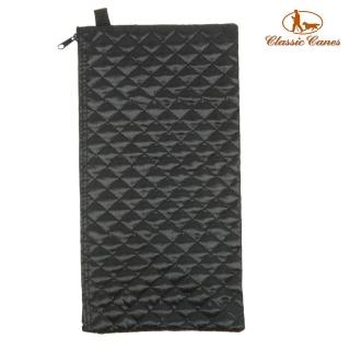 【Classic Canes】手杖配件。方便收納袋(黑菱格車線 4813P)