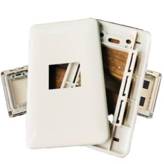 【Ainmax 艾買氏】乳白色開關貼 插座貼 壁貼 牆貼(單孔開關貼)