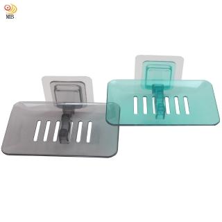 【月陽】月陽免釘無痕晶透收納肥皂架超值2入(AS1352)