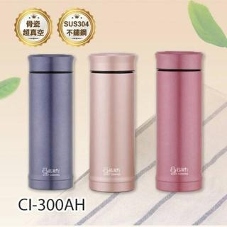 樂陶陶 300ml茶韻保溫保冷陶瓷杯 CI-300AH