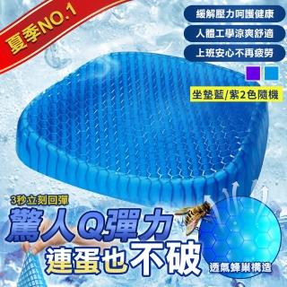 【網狐家居】團購熱銷蜂巢舒壓彈力凝膠座墊-二入組(型)