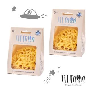 【lilmon】希臘天然海綿 蜂巢二入組(100%天然 來自希臘愛琴海)