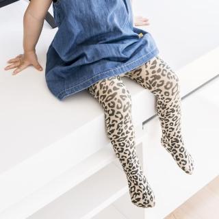 【公主童襪】超細纖維拿鐵咖啡色豹紋兒童褲襪（0-12歲）