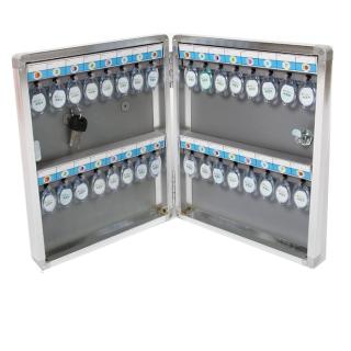 SWH1024 鋁合金鑰匙箱 24位鑰匙管理箱/鑰匙櫃/壁掛鑰匙盒/鑰匙收納整理 警衛室(宿舍/飯店/民宿/旅館)