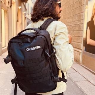 【CabinZero】英國輕旅登機後背包36L-軍用特別款(黑)