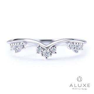 【A-LUXE 亞立詩】18K金 Muse 鑽石皇冠女戒