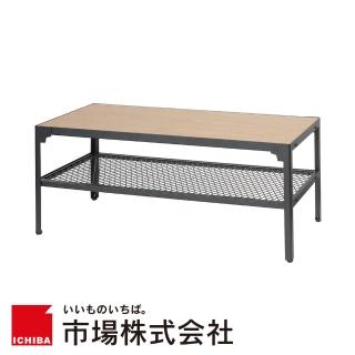 【日本 ICHIBA】ICHIBA 日系工業風橡木多用途桌几(工業風/層板/層架/展示桌/茶几/穿鞋椅)