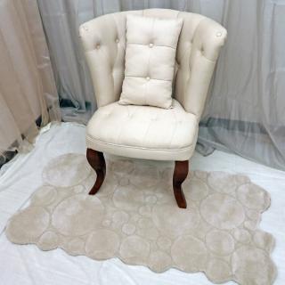 【山德力】ESPRIT home 沫影 70X140CM(不規則地毯 白色 德國品牌 客廳 書房 餐廳 起居室)
