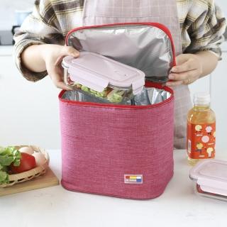 【E.City】簡約手提立體加厚保溫保冷便當包