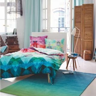 【山德力】ESPRIT home 晨芙 170X240CM(長型地毯 漸層 藍綠色 德國品牌 客廳 書房 餐廳 起居室)