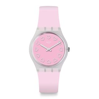 【SWATCH】Love is in the Air 系列手錶 ALL PINK 就是粉紅(34mm)