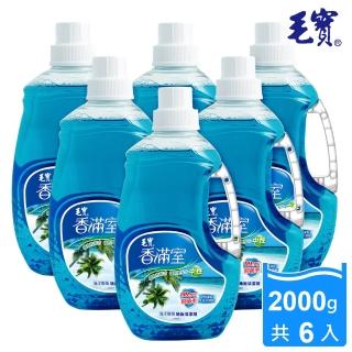 【毛寶】香滿室地板清潔劑-海洋微風(2000g x6入/箱)