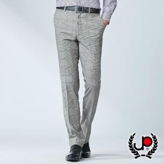【JYI PIN 極品名店】時尚經典英倫格紋羊毛西褲_灰(BW702-1)