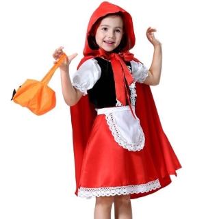 【Baby 童衣】萬聖節裝 小紅帽裝 演出服 化裝舞會88011(紅色)