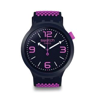 【SWATCH】Big Bold 系列手錶 BBCANDY 蜜糖桃(47mm)