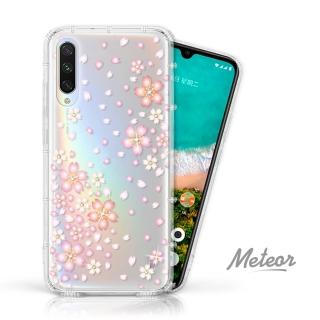 【EVO CASE】Mi小米 A3 奧地利彩鑽空壓防摔手機殼(櫻花)