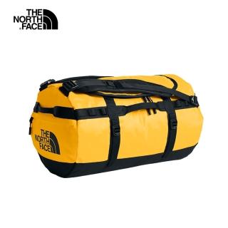 【The North Face】經典ICON．The North Face北面黃色ICON耐磨大容量Duffel馱包｜3ETOZU3
