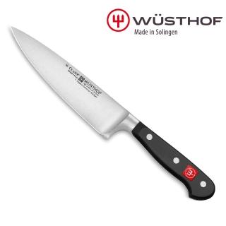 【WUSTHOF 三叉】CLASSIC 16cm主廚刀(德國製 全口金刀枕)