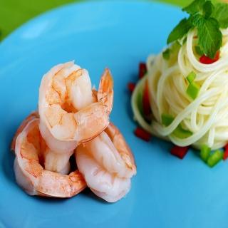 【加碼送鯖魚片-海之醇】無膨發大規格蝦仁-8包組(150g/包)