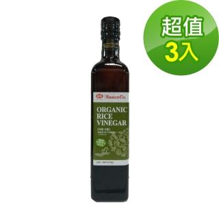 【味榮】有機米醋500ml(共三瓶)