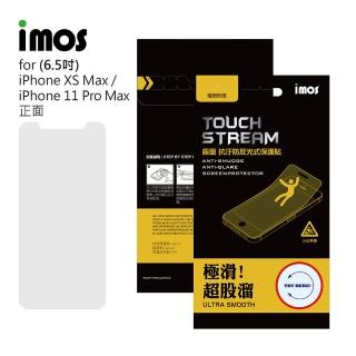 【iMos】Apple iPhone 11 Pro Max(Touch Stream 霧面螢幕保護貼)