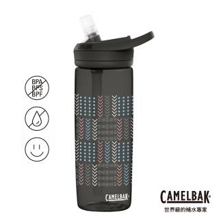 【CAMELBAK】600ml eddy+多水吸管水瓶 格子地圖(CB1642002060)