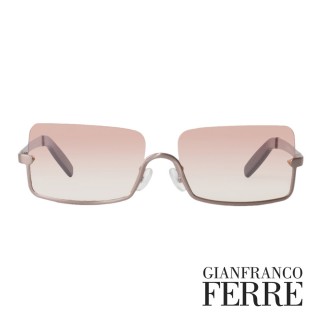 【Gianfranco Ferre】義大利漸層金屬下框太陽眼鏡(玫瑰金-GF500-02)