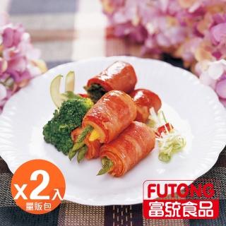 【富統食品/量販包】嚴選五花培根B-2入組(1KG/約35片)