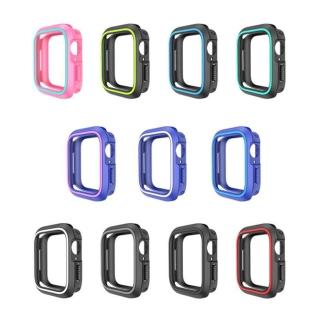 【QIND 勤大】Apple Watch 42mm 雙色矽膠保護套